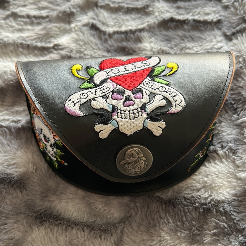 Ed Hardy glass case
